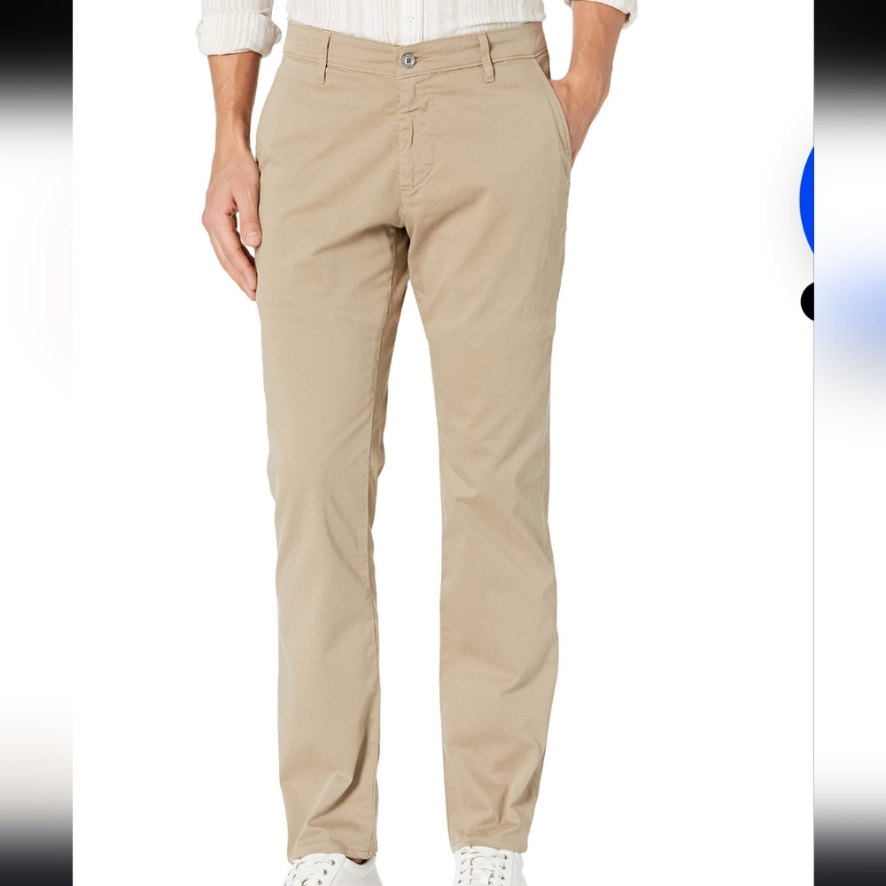 EUC Adriano Goldschmied Size 34R The Lux Khaki Tailored Trousers!